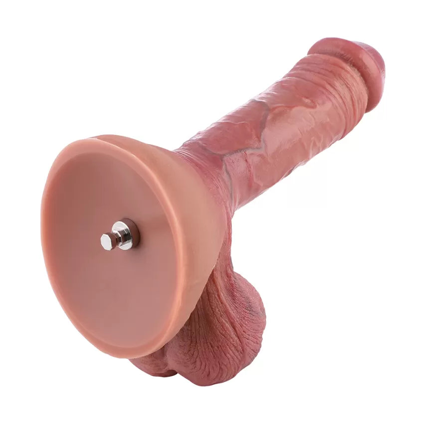 Hismith 8.5" Dual Density Realistic Silicone Dildo with Suction Cup & Removable Kliclok