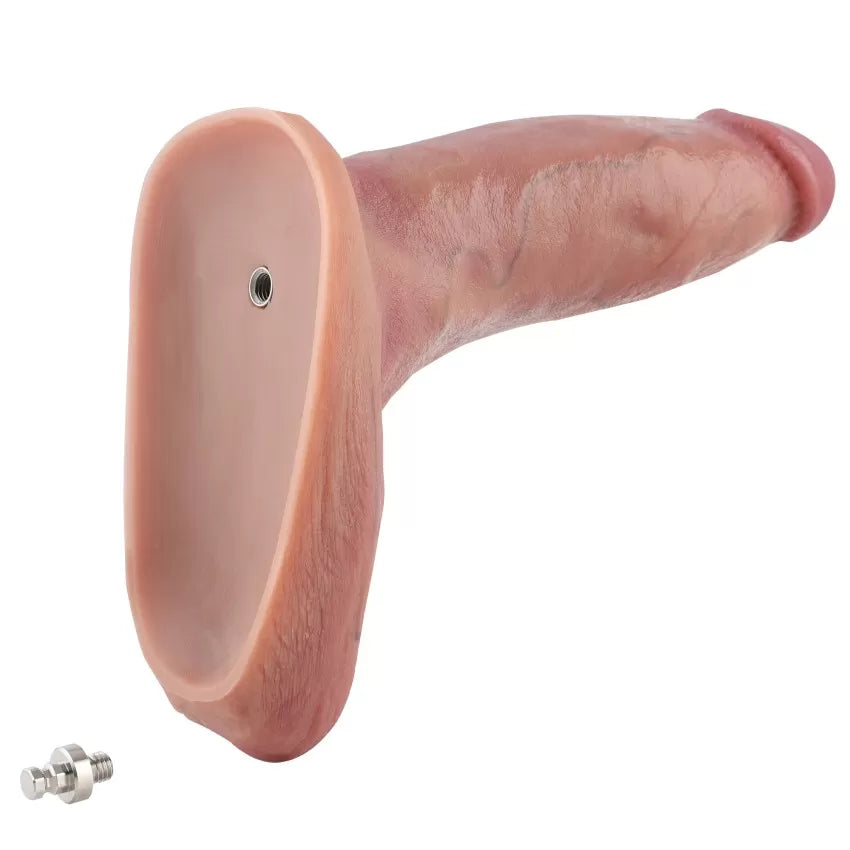 Hismith 9.3" Ultra Realistic Dual Layered Silicone Dildo with Lifelike Glans, Shaft & Balls