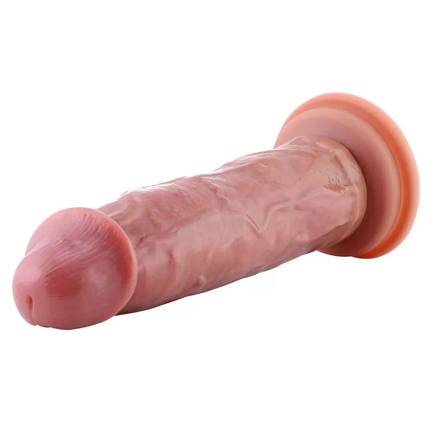 Hismith 9.1" Realistic Vibrating and Rotating Silicone Dildo with 3 Speeds + 4 Modes