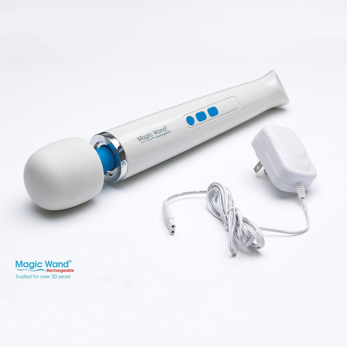 Vibratex Original Hitachi Magic Wand Rechargeable Wireless Massager (New Packaging Edition)[With Free Safety Mark Adaptor]