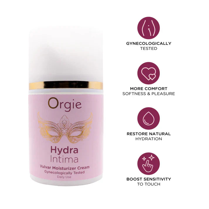 Orgie Hydra Intima Vulvar Moisturizer Cream 50 ML (Gynecologically Tested)