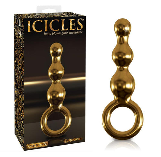 Icicles Gold Edition G10 Hand Blown Glass Beads Massager [SALE]