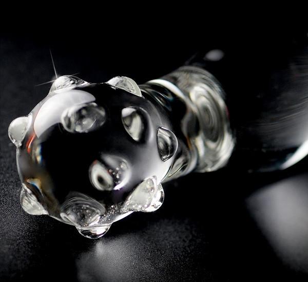 Icicles No. 11 Hand Blown Glass Massager 6 Inch