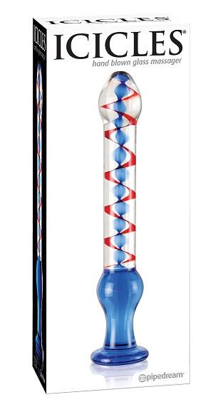 Icicles No. 22 Hand Blown Glass Massager [Clearance - Box Condition*]