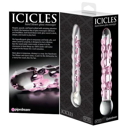 Icicles No. 7 Hand Blown Glass Massager