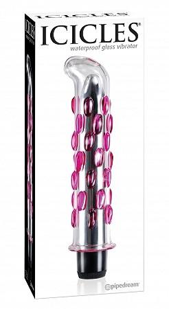 Icicles No.19 Waterproof Glass Vibrator [[Last Piece Clearance* at Geylang Store]