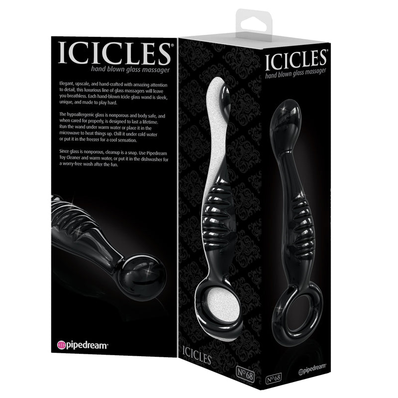 Icicles No.68 Hand Blown Glass Massager