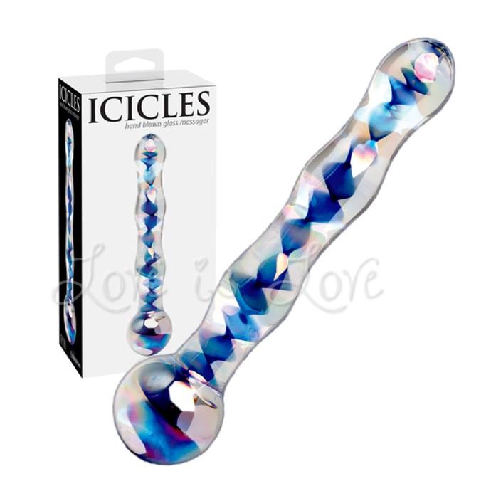 Icicles No. 8 Hand Blown Glass Massager (Pre-Order)