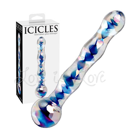 Icicles No. 8 Hand Blown Glass Massager (Pre-Order)