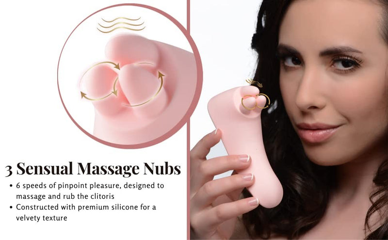 Inmi Vibrassage Fondle Silicone Vibrating Clit Massager [Limited Period Sale]