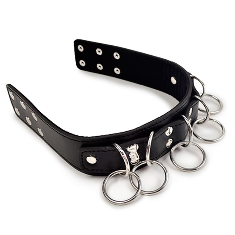 Japan KMP Bondage Collar With 5 Rings Ayu Sakurai GODS-408