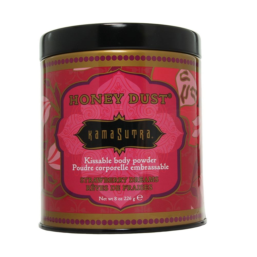 Kama Sutra Honey Dust Body Powder Strawberry Dreams 8 OZ 226 G (Good Reviews)