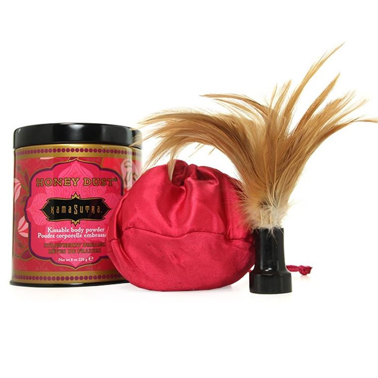 Kama Sutra Honey Dust Body Powder Strawberry Dreams 8 OZ 226 G (Good Reviews)