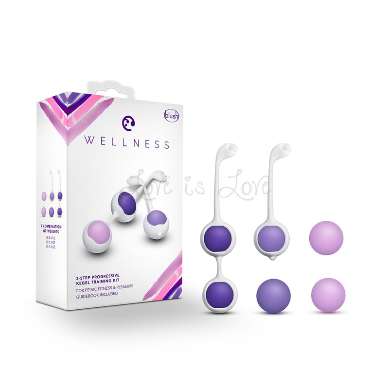 Blush Novelties Wellness Kegel Training Kit Purple