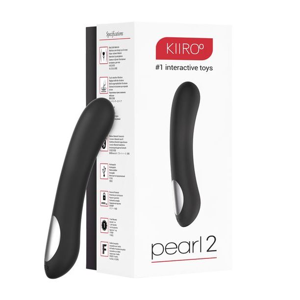 Kiiroo Pearl 2 Bluetooth Vibrator Black [SALE*]