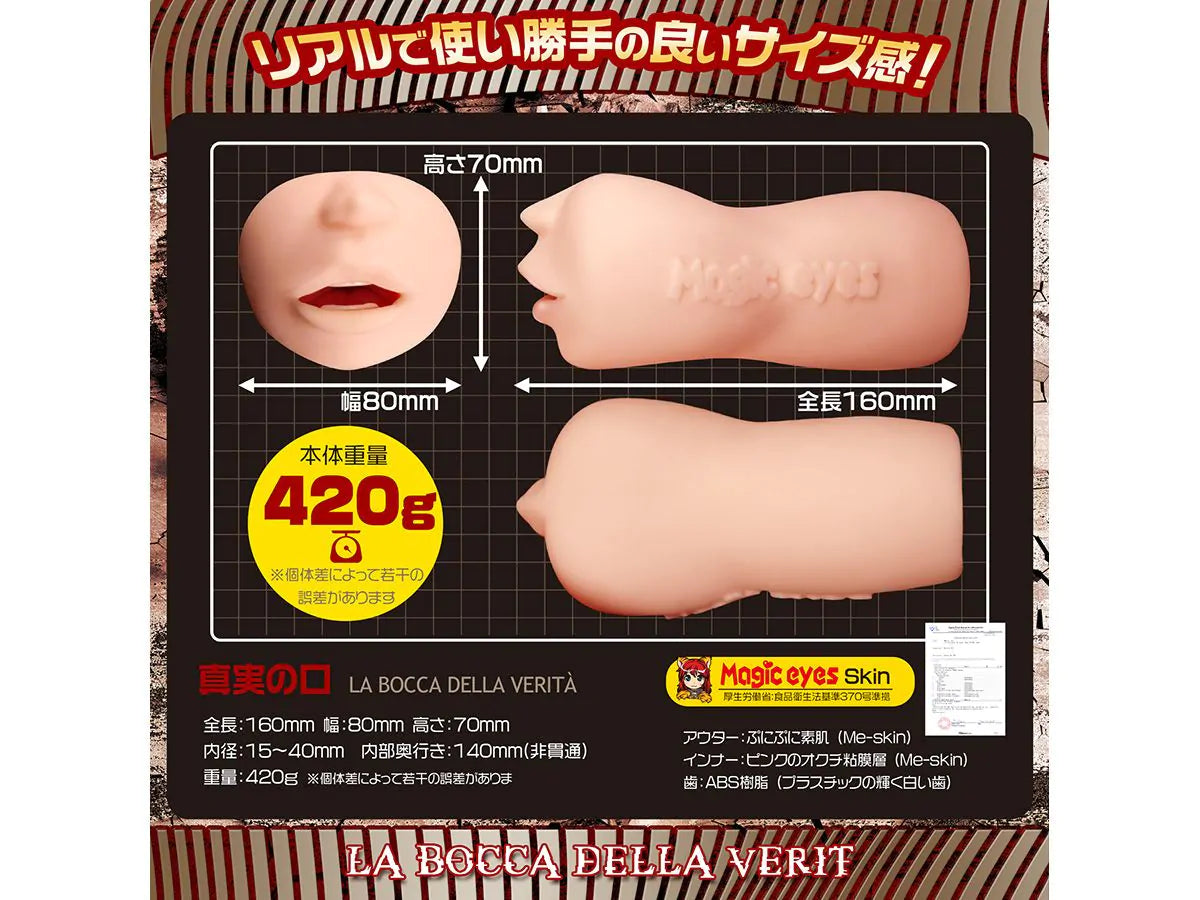 Japan Magic Eyes Mouth of Truth Blow Job Onahole 400 G (Brand New Packaging Edition)