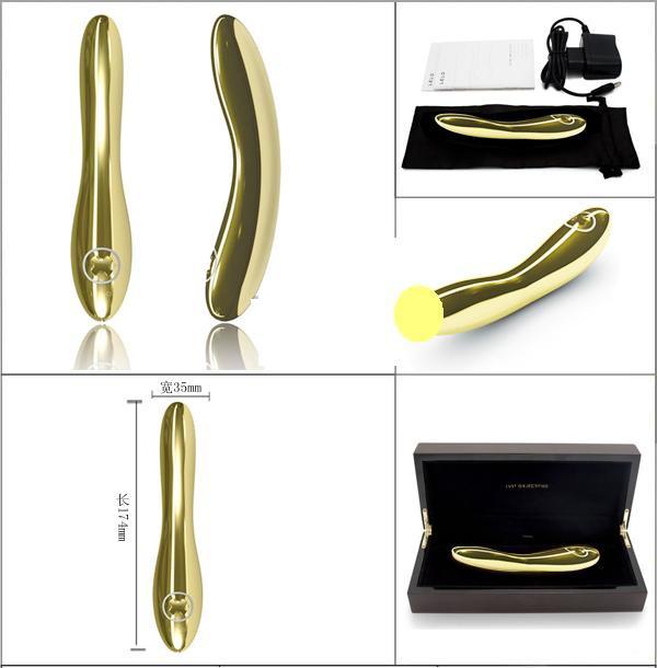 Lelo INEZ Silver and Gold Vibrator (Luxurious and Handcrafted Elegantly)