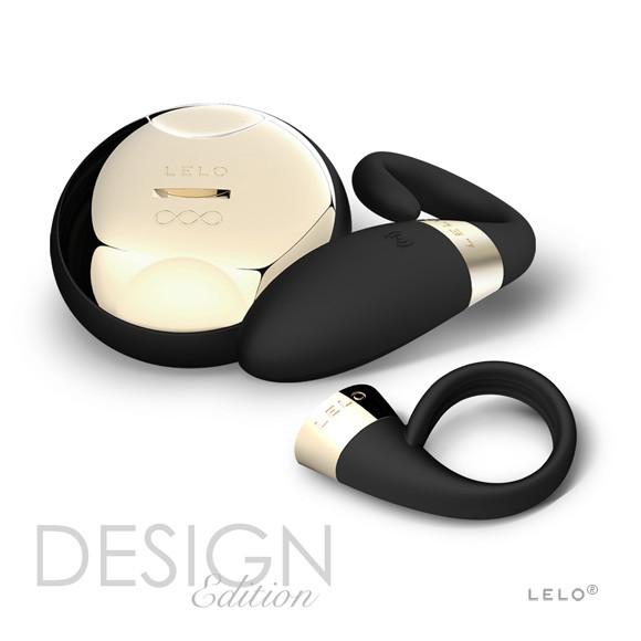 Lelo Oden 2 Design Edition Remote Control Couple Vibrator Black [Clearance*]