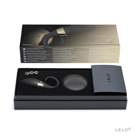 Lelo Oden 2 Design Edition Remote Control Couple Vibrator Black [Clearance*]