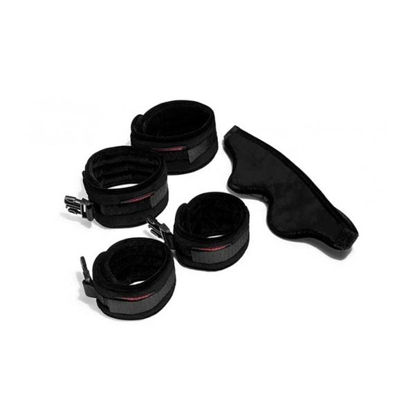 Liberator Plush Seduction Kit Microfiber Midnight Black