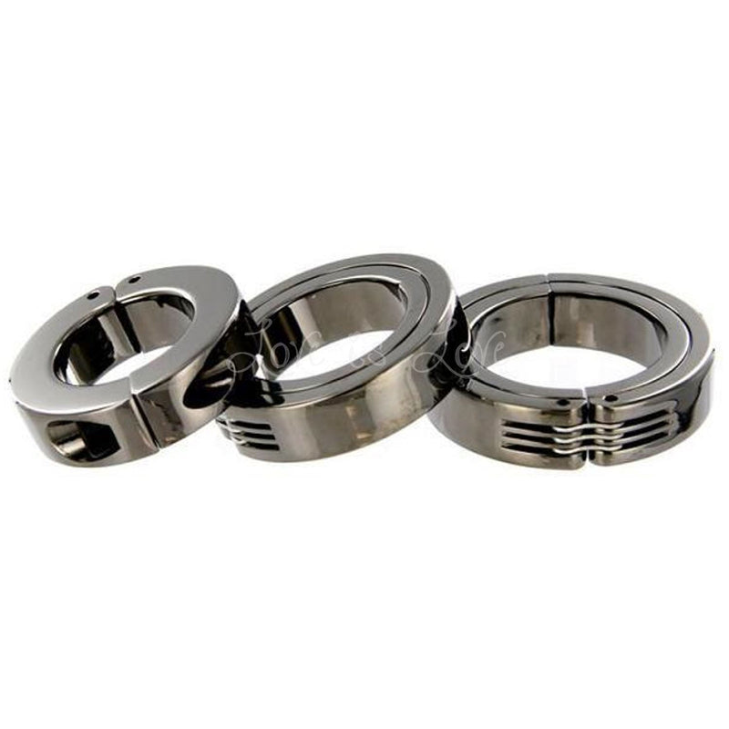 Kink Industries Locking Hinged Cock Ring Gun Metal (Good Reviews)[Clea