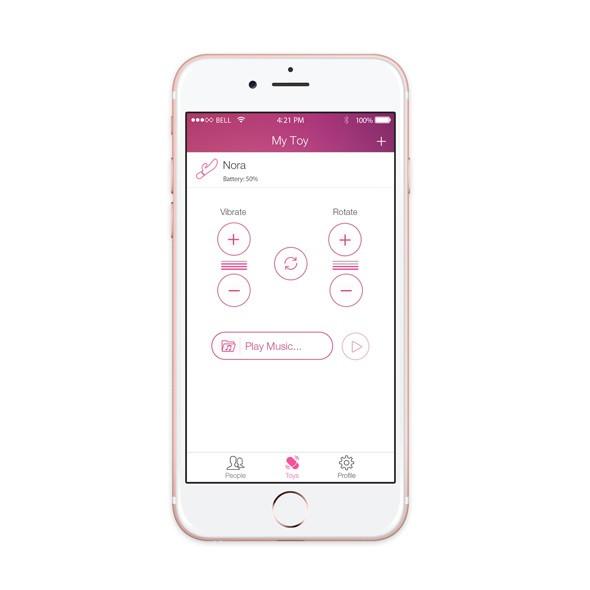 Lovense Nora The Original App Controlled Rotating Rabbit Vibrator [Authorized Dealer]