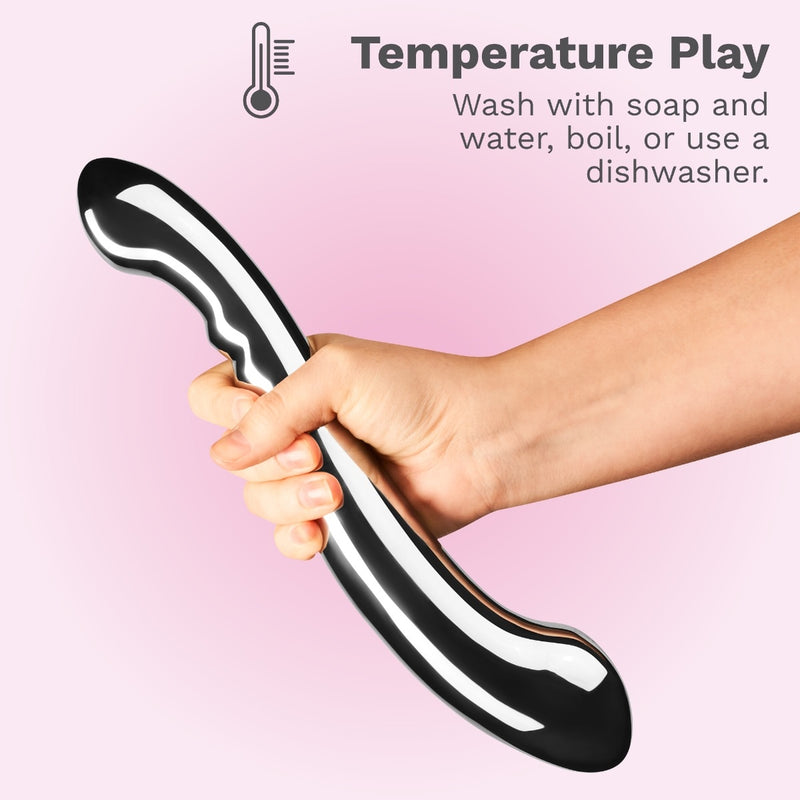 Le Wand Stainless Steel Contour Pleasure Massager