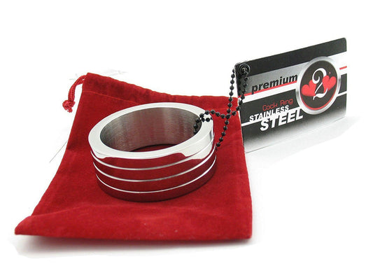 M2M Stainless Steel C-Ring Mega Wide Banded [Limited Time Offer]