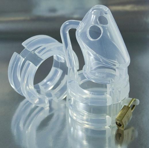 BON4Plus Chastity Device Clear (BON4 Standard Plus BON4 L)