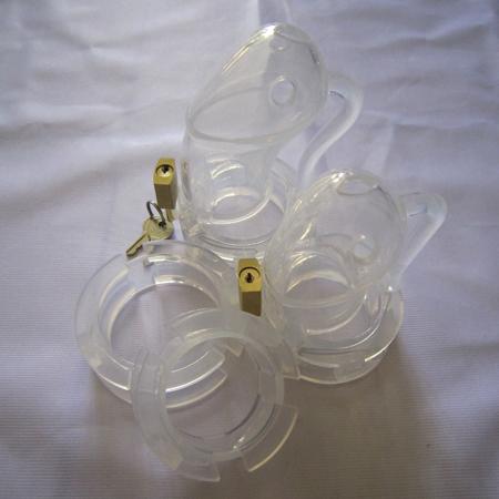 BON4Plus Chastity Device Clear (BON4 Standard Plus BON4 L)