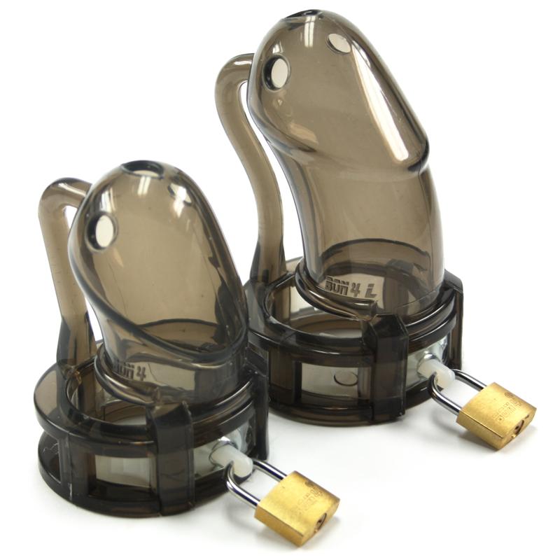 BON4Plus Silicone Chastity Device Transparent Red or Black (BON4 Standard Plus BON4 L)(Limited Period Sale)