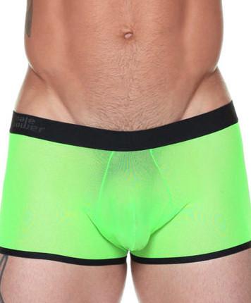 Male Power Neon Mesh Pouch Short Small Size