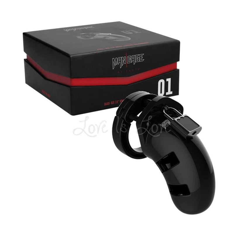 Shots Mancage Chastity Cage Model 01 (3.5 inches in length)