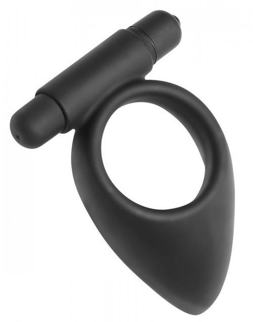 Master Series Vibro Silicone Vibrating Cock Ring With Taint Teaser [Clearance SALE*]