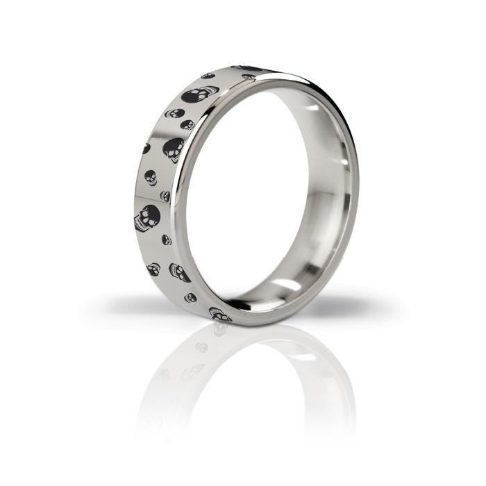 Mystim His Ringness The Duke Stainless Steel Cock Ring Polished and Engraved [Clearance SALE]