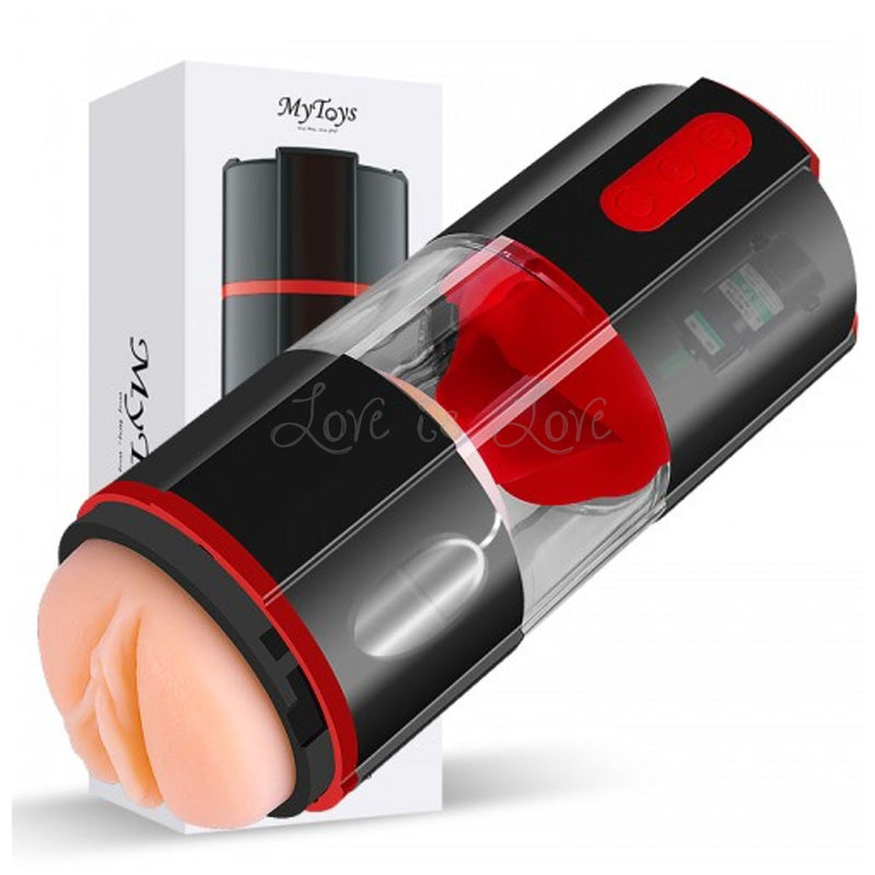 MyToys FrenchKiss Vagina with Mouth Licking Tongue Masturbator (Authorized Dealer)