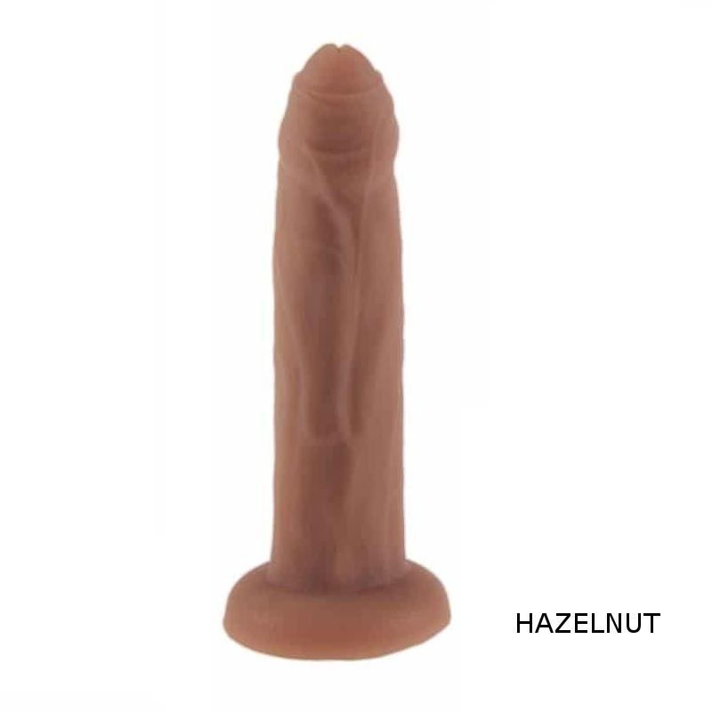 New York Toy Collective Ellis Dual Density Dildo Hazelnut