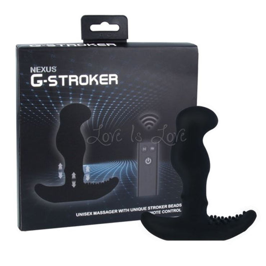 Nexus G Stroker Unisex Remote Control Massager With Unique Stroker Beads