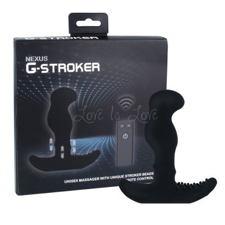 Nexus G Stroker Unisex Remote Control Massager With Unique Stroker Beads