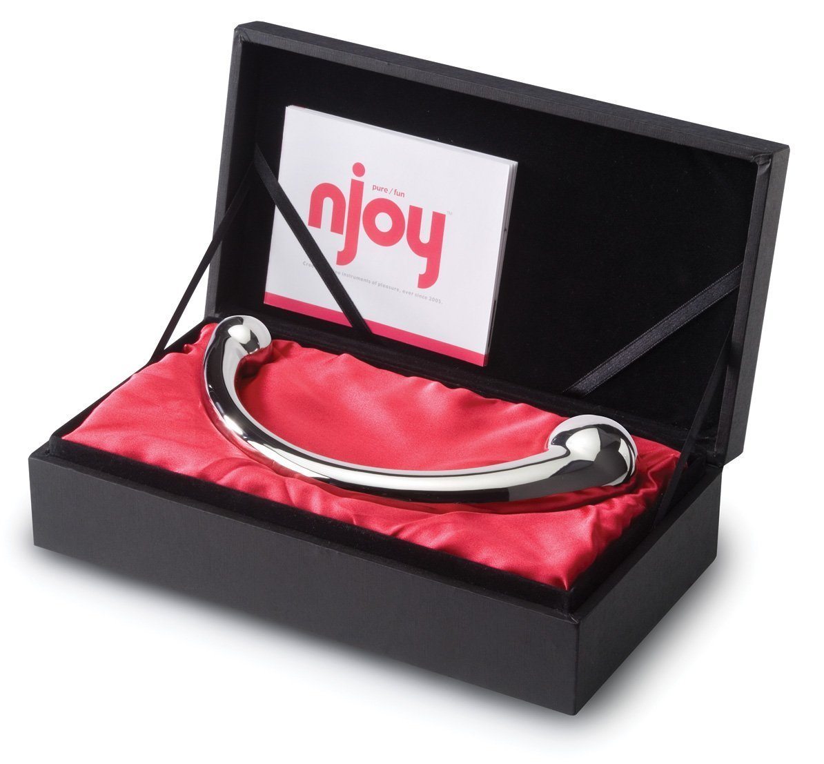 Njoy Pure Wand NJ-001 G-Spot or P-Spot Metal Wand [Authorized Dealer]