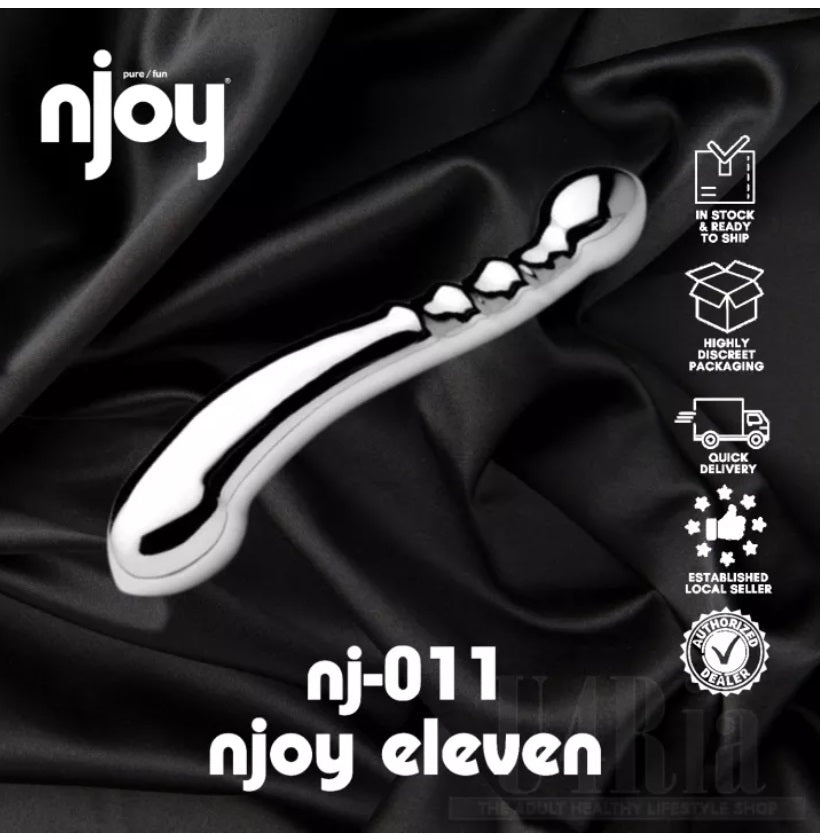 Njoy Eleven Body-Safe Stainless Steel Dildo 1.25 Kg [Authorized Dealer](Pre Order Item)
