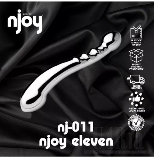 Njoy Eleven Body-Safe Stainless Steel Dildo 1.25 Kg [Authorized Dealer](Pre Order Item)