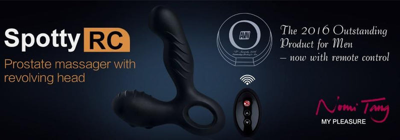 Nomi Tang Spotty 2 Remote Control Vibrating and Revolving Prostate Massager (New Version)(Pre-Order Item)
