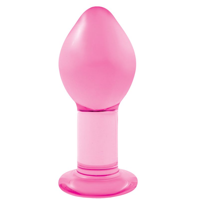 NS Novelties Crystal Premium Glass Pink 4 Inch Large (Limited Period Sale)