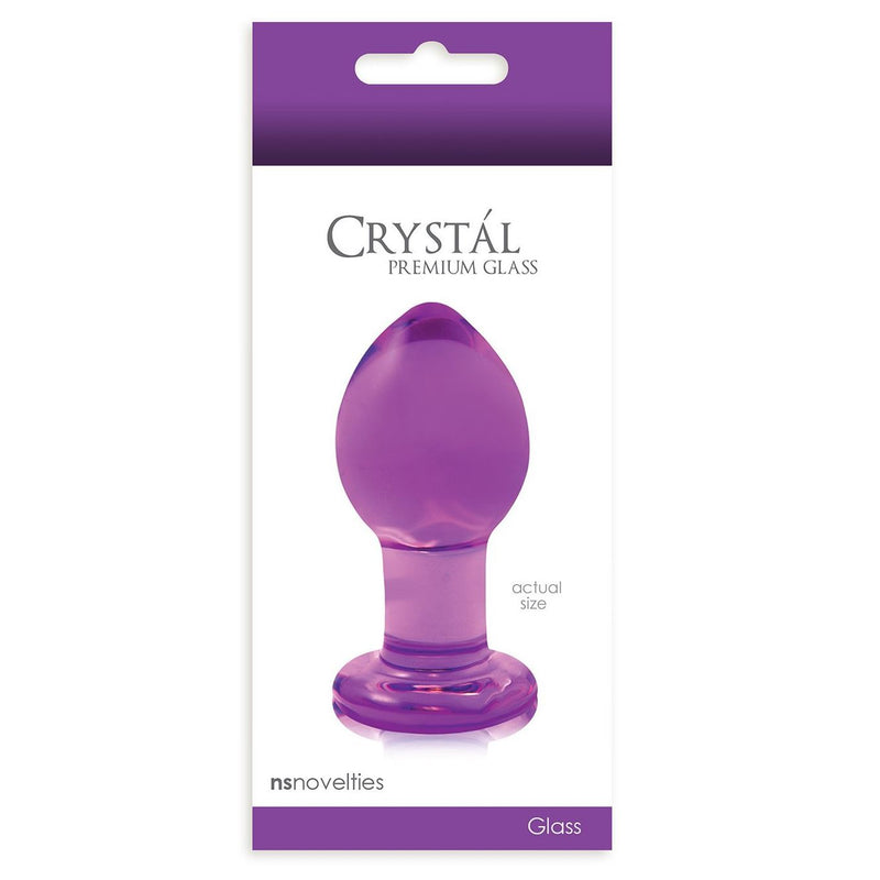 NS Novelties Crystal Premium Glass Purple 3 Inch Medium