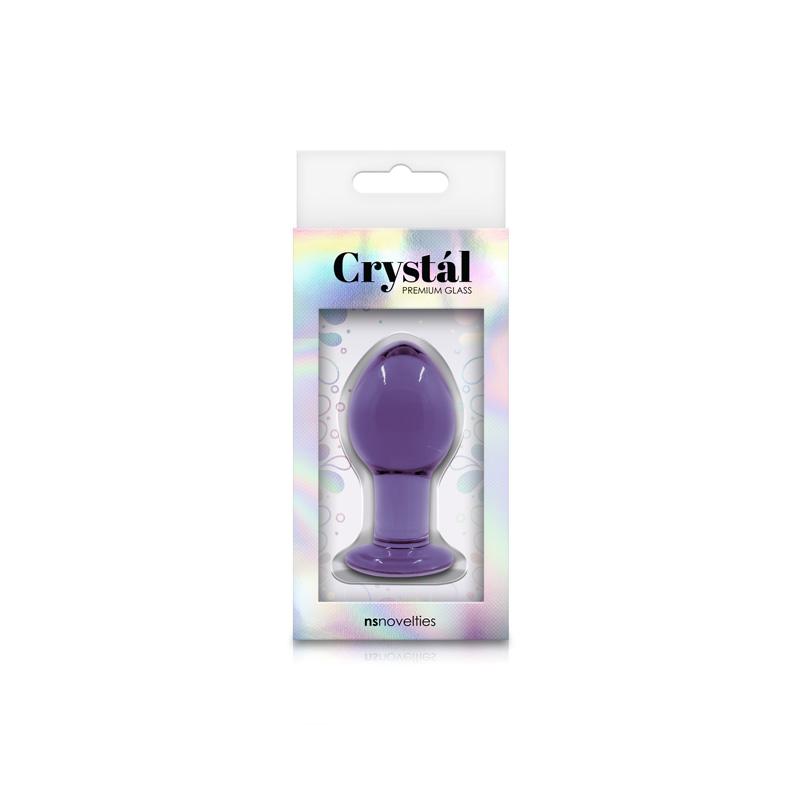 NS Novelties Crystal Premium Glass Purple 3 Inch Medium