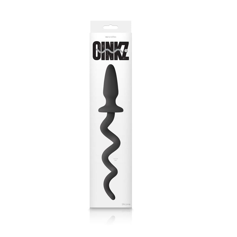 NS Novelties Oinkz Tail Butt Plug Black