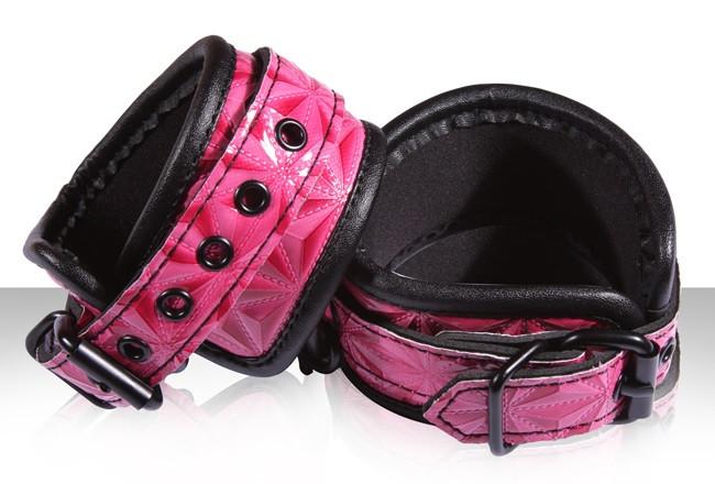 NS Novelties Sinful Ankle Cuffs Black or Pink