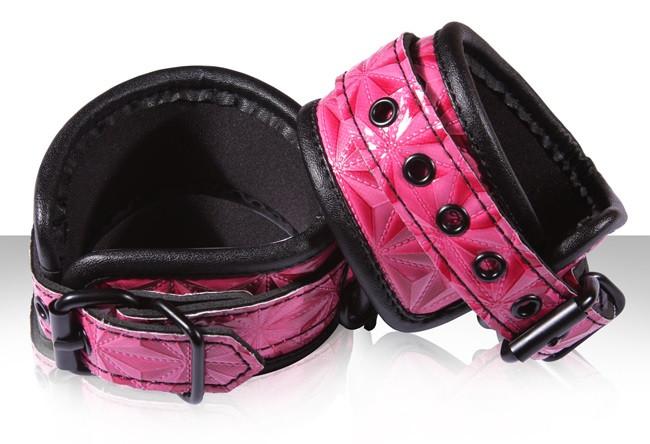 NS Novelties Sinful Wrist Cuffs Black or Pink