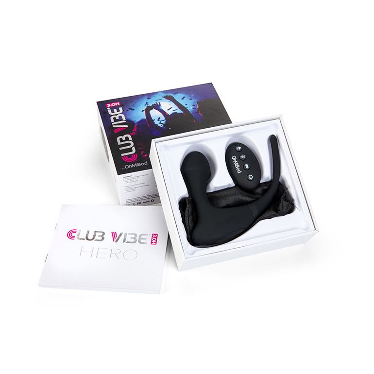 OhMiBod Club Vibe 3.OH Hero Remote Control Vibrating Anal Plug [Clearance*]